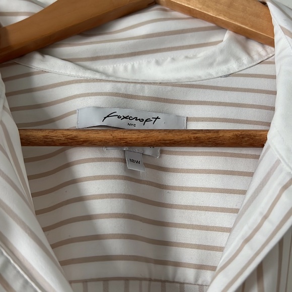 Size 18W Foxcroft NYC Stretch button down - Picture 2 of 3